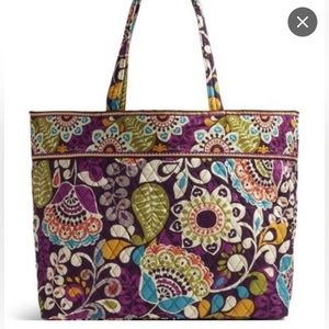 Vera Bradley Plum Crazy Grand Tote